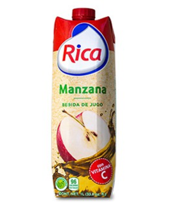 Jugo  Manzana UHT 20% 1L Rica