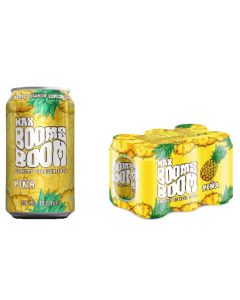 Refresco Piña Max Booms Boom  lata 33 cl. B4X6 PACK NYLON (3PEODLB0)