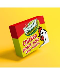 Caldo de Pollo pastilla x 10 g (estuche 60 pastillas) Bonjou