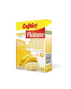 Gelatina Sabor Platano Estuche 2 sobres 85 g (170 g) Calnort