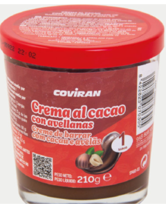 Crema al Cacao con Avellana 1 Sabor 210 g Coviran